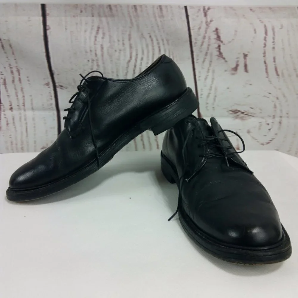 Mark XII Rare Oxford Black Leather Dress Shoes